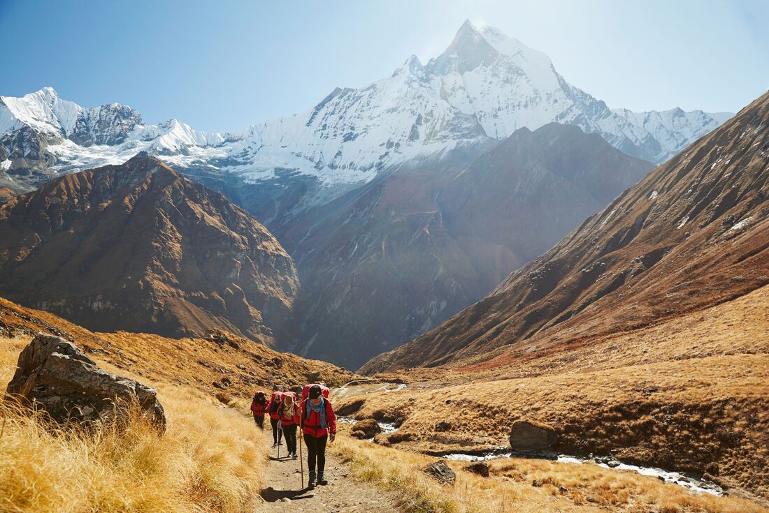 Annapurna Base Camp mountain panorama