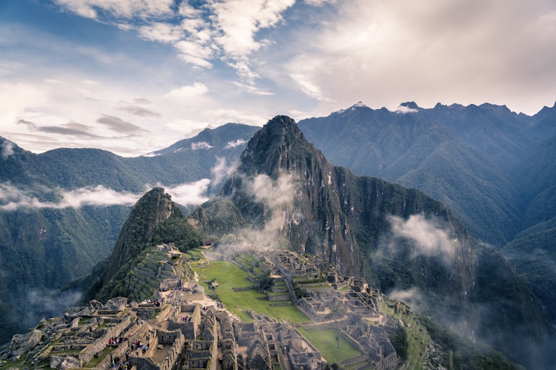 Inca Trail stone path to Machu Picchu